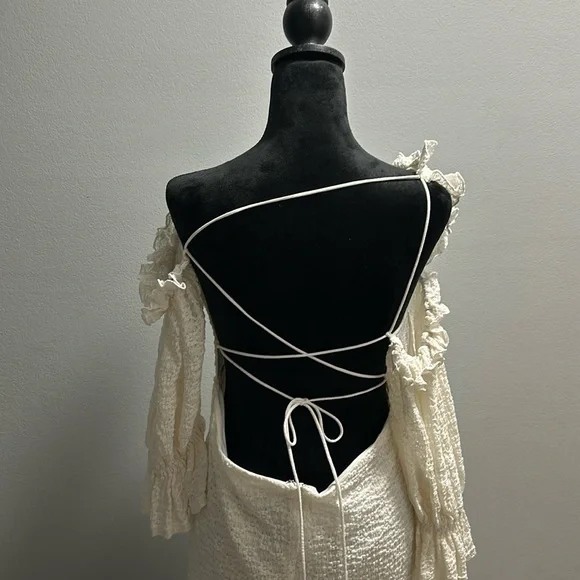 SABO: backless tie up dress - Picture 6 of 12